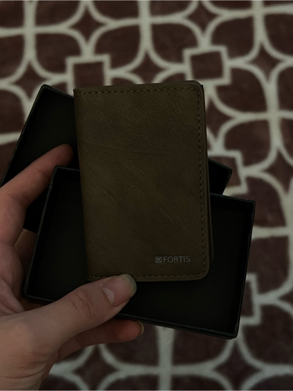 Fortis Brown Leather RFID Wallet